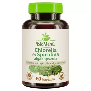   BioMenü BIO Chlorella és Spirulina Alga kapszula 60 kapszula
