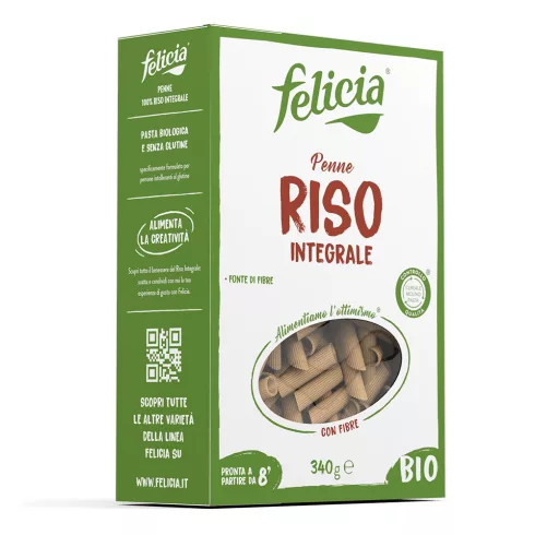 Felicia BIO Barnarizs Penne Gluténmentes Tészta 250g