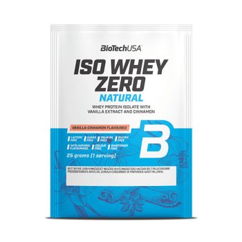 BioTechUSA Iso Whey Zero Natural italpor 1 karton (25gx10db)