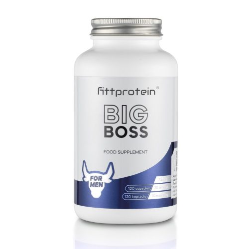 Fittprotein Big Boss Maca, Szabalpálma, Görögszéna 120 kapszula