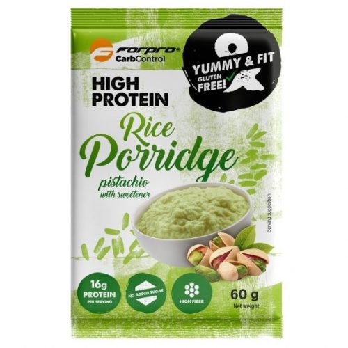 Forpro High Protein Rice Porridge with pistachio 1 karton (60gx20db) Lejárat:2025.01.30