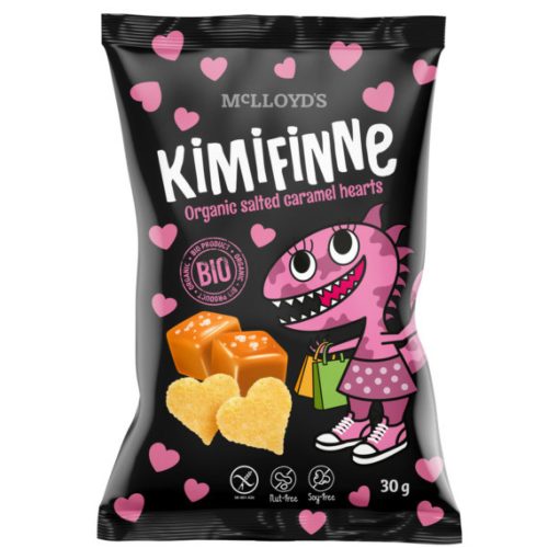 McLloyd's BIO Kimifinne Salted Caramel Hearts 30g