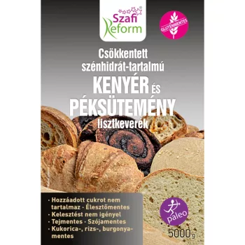  Szafi Reform csökkentett ch-tartalmú kenyér és péksütemény lisztkeverék (gluténmentes) 5000g