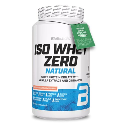 BioTechUSA Iso Whey Zero lactose free natural 908g