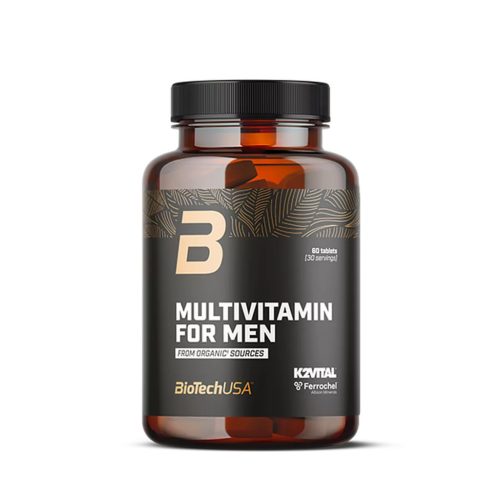 BioTechUSA Multivitamin for Men from organic sources 60 tabletta
