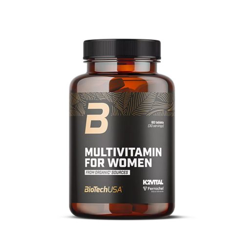 BioTechUSA Multivitamin for Women from organic sources 60 tabletta