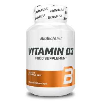 BioTechUSA Vitamin D3 50mcg 120 tabletta