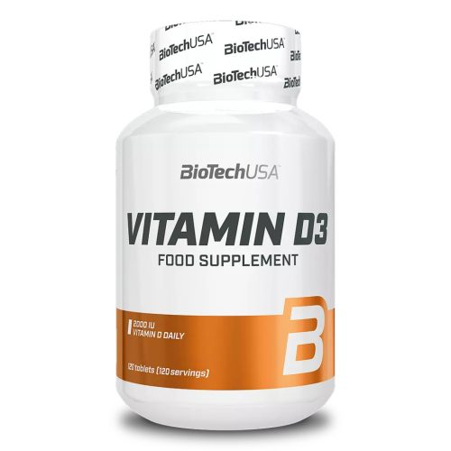 BioTechUSA Vitamin D3 50mcg 120 tabletta