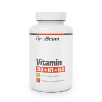 GymBeam D3+K1+K2 vitamin 120 kapszula