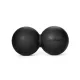GymBeam Masszázs segédeszköz DuoRoll Black