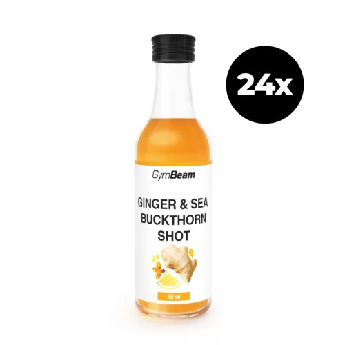 GymBeam Gyömbér és Homoktövis Shot 1 karton (50mlx24db)