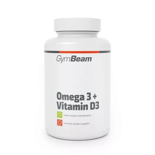 GymBeam Omega 3 + D3-vitamin 90 kapszula