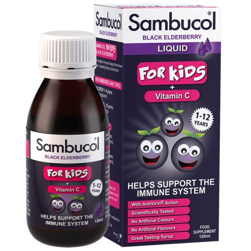 Sambucol Fekete Bodza Gyerekeknek 120ml