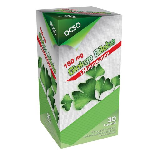 OCSO Ginkgo Biloba + Magnézium 30 kapszula