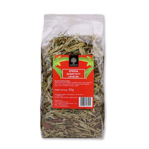Almitas Stevia szárított tealevél 50g