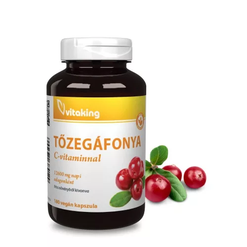 Vitaking TőzegÁfonya 504mg 180 kapszula
